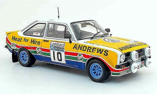 Ford Escort RS 1/18 Sun Star no.10 andrews lombard rallye gb 1979 modellautos