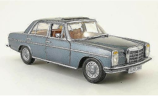 Mercedes Strich Base 1/18 Sun Star 8 (w 115) grau et blau limousine 1968 modellautos