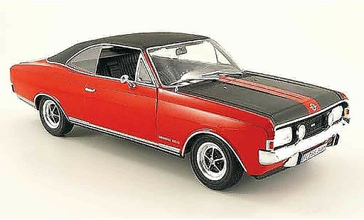 Opel Commodore A 1/18 Revell coupe gs/e rot/schwarz 1970 modellautos
