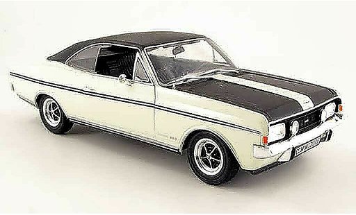 Opel Commodore A 1/18 Revell coupe gs e weiss schwarz 1970 modellautos
