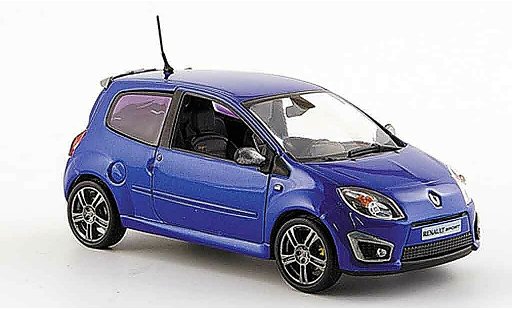 Renault Twingo RS 1/43 Norev blau 2008 modellautos