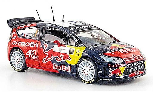 Citroen C4 WRC 2008 1/43 Solido No.1 Red Bull S.Loeb / D.Elena Tour de Corse modellautos