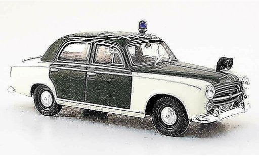 Peugeot 403 Berline 1/43 Norev Limousine police saarbrucken 1959 modellautos