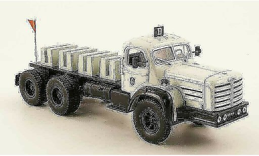 Berliet T100 camion 1/43 Norev TBO grau 1957 modellautos