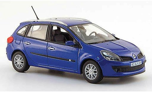 Renault Clio III 1/43 Norev Kombi blau 2007 modellautos