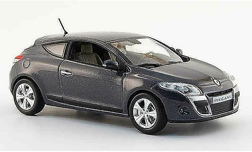 Renault Megane Coupe 1/43 Norev grau 2009 modellautos