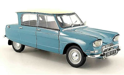 Citroen Ami 6 Berline 1/18 Norev blau weisses dach 1963 modellautos