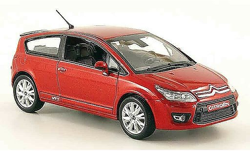 Citroen C4 Berline 1/43 Norev 3 turig rot 2008 modellautos