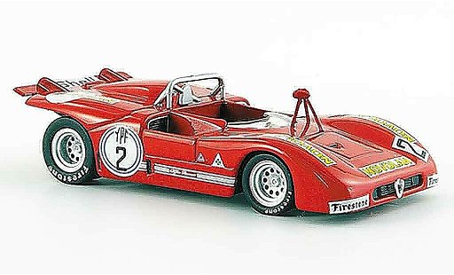 Alfa Romeo 33.3 tt3 1/43 M4 1972 tt no.2 c.facetti 1000 km di argentina modellautos