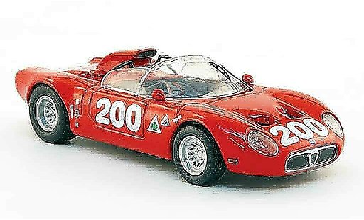 Alfa Romeo 33.2 fleron 1/43 M4 1967 no. 200 russo todaro targa florio modellautos