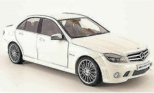 Mercedes Classe C AMG 1/18 Autoart 63 weiss 2007 modellautos