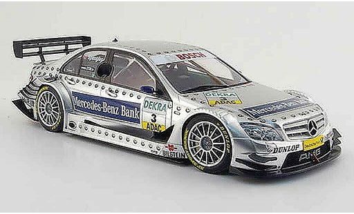 Mercedes Classe C DTM 1/18 Autoart no.3 mercedes-benz bank spengler 2008 modellautos