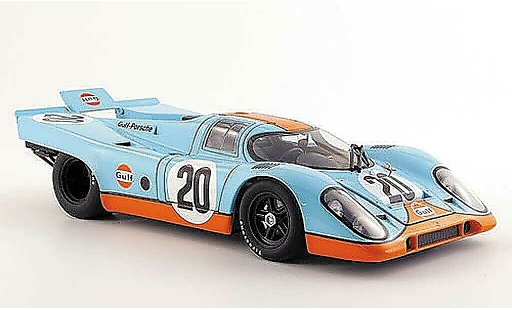 Porsche 917 1971 1/18 Autoart k no20 gulf steve mcqueen 24h le mans modellautos
