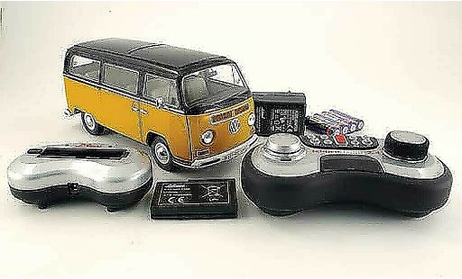 Volkswagen Combi A 1/18 Schuco t2a fensterbus gelb/schwarz modellautos