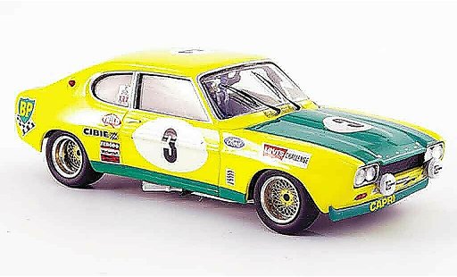 Ford Capri RS 2600 1/43 Trofeu No.3 Zweiter Platz 24H Spa 1972 modellautos