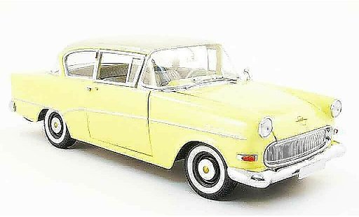 Opel Rekord P1 1/18 Minichamps gelb/weiss 1958 modellautos