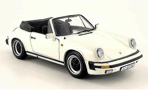 Porsche 911 Speedster 1/18 Minichamps carrera weiss 1983 modellautos