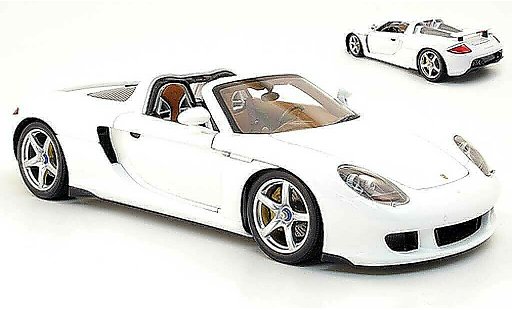 Porsche Carrera GT Base 1/18 Minichamps weiss 2003 modellautos