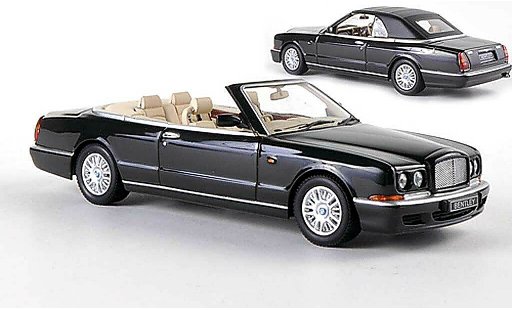 Bentley Azure cabriolet 1/43 Minichamps schwarz 1996 modellautos