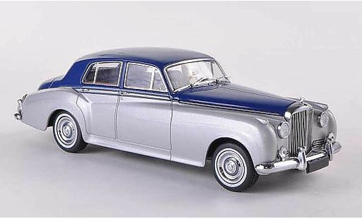 Bentley Continental berline 1/43 Minichamps S2 Standard Saloon graugrau/blau RHD 1960 modellautos
