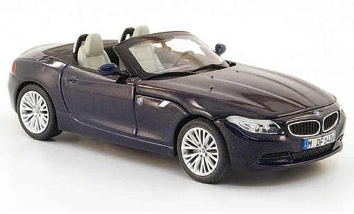 Bmw Z4 roadster 1/43 Minichamps E89 blau 2009 modellautos