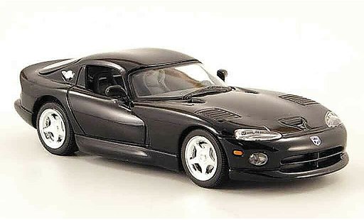 Dodge Viper GTS 1/43 Minichamps schwarz 1993 modellautos