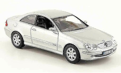 Mercedes Classe CL Base 1/43 Minichamps K Klasse (C209) grau metallisee 2001 modellautos