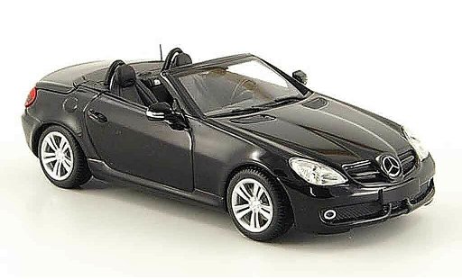 Mercedes Classe SLK Base 1/43 Minichamps (R171) schwarz 2008 modellautos