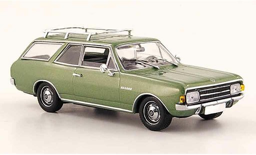 Opel Rekord C 1/43 Minichamps caravan gr&Atilde;&frac14;n 1966 modellautos