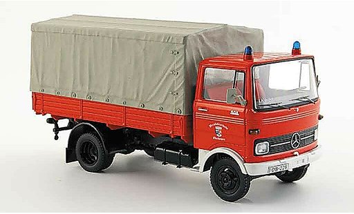 Mercedes LP 608 Pritsche 1/43 Schuco Berufspompier Oberhausen Plane modellautos