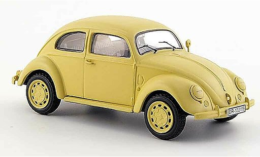 Volkswagen Coccinelle Base 1/43 Schuco brezelreichsverkehrsdirektion minsk beige modellautos