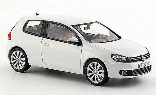 Volkswagen Golf Base 1/43 Schuco weiss 3 portes concept white modellautos