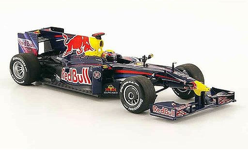 Renault F1 2009 1/43 Minichamps red bull rb5 no.14 m.webber f1 saison modellautos