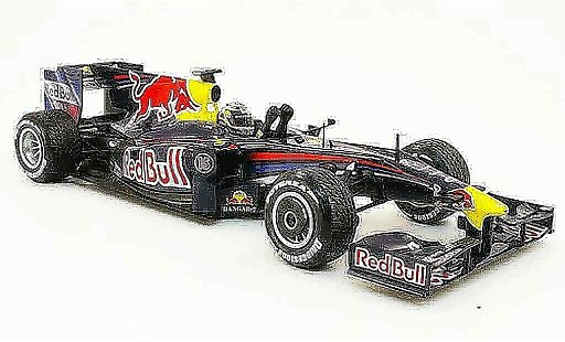 Renault F1 2009 1/18 Minichamps red bull rb5 renault no.15 s.vettel sieger gp china modellautos