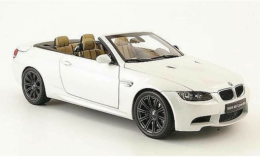 Bmw M3 Cabriolet 1/18 Autoart E93 weiss modellautos