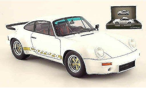 Porsche 911 RS 1/18 Spark carrera 3.0 weiss 1974 modellautos