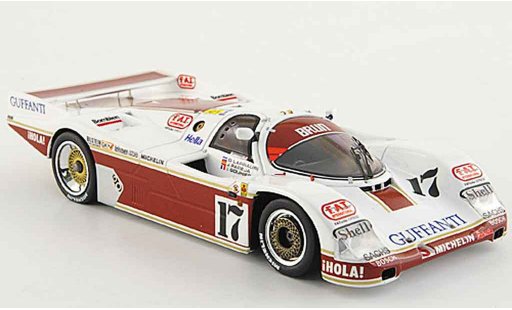 Porsche 962 1986 1/43 Spark No.17 Fortuna 24h Le Mans modellautos