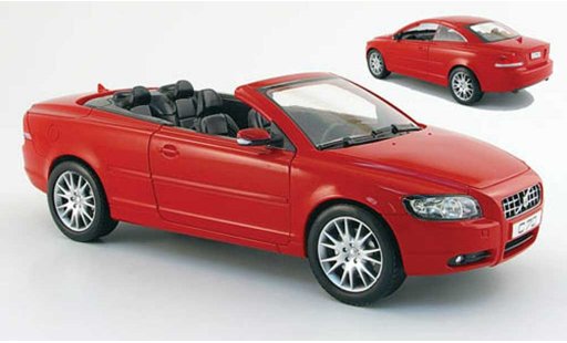 Volvo C70 Cabriolet 1/18 Powco rot 2006 modellautos