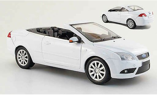 Ford Focus CC CC 1/18 Powco weiss mit aufsteckdach 2007 modellautos