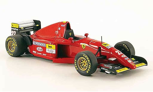 Ferrari 412 course 1/43 Hot Wheels Elite t2 no.27 j.alesi 1995 modellautos