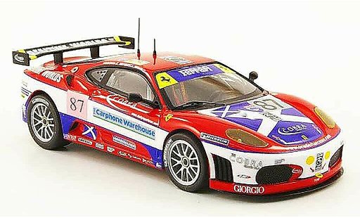 Ferrari F430 GTC 1/43 Hot Wheels Elite no.87 scuderia ecosse 24h le mans 2006 modellautos