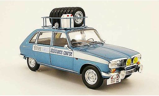 Renault 16 Base 1/18 Norev assistance course avec pneus et bidon essance 1968 modellautos