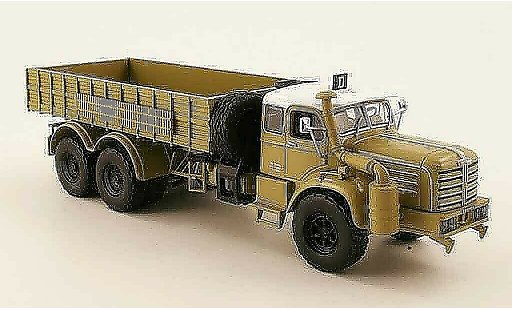 Berliet GBO camion 1/43 Norev 15 6x4 HC beige 1957 modellautos
