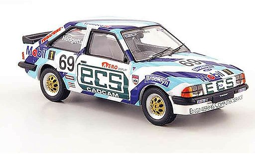 Ford Escort RS 1600i 1/43 Vanguards i No.69 ECS Brooklyn BSCC 1985 MK3 modellautos