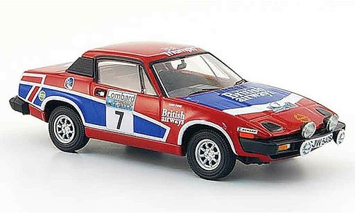 Triumph TR7 1978 1/43 Vanguards V 8 No.7 British Airways Rally England modellautos