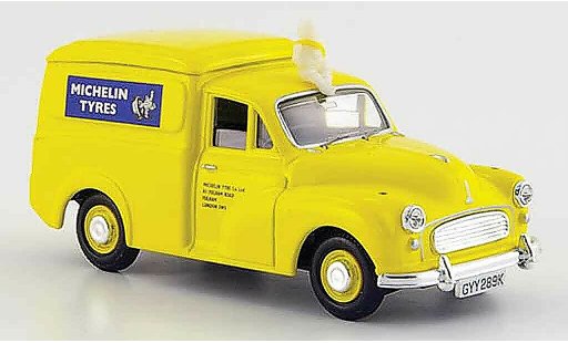 Morris Minor Van 1/43 Vanguards gelb Michelin 1971 modellautos