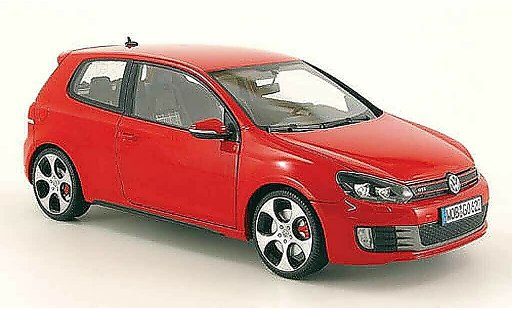 Volkswagen Golf GTI 1/18 Norev rot 3 portes 2009 modellautos