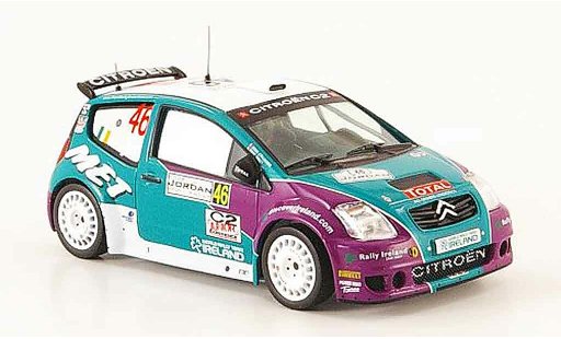 Citroen C2 S1600 1/43 IXO no.46 rallye jordanien 2008 modellautos