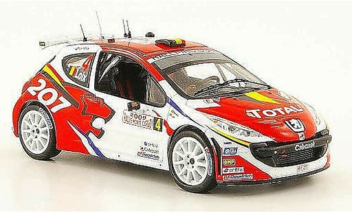 Peugeot 207 S2000 1/43 IXO No.4 Total Rally Monte Carlo 2009 F.Loix / I.Smets modellautos