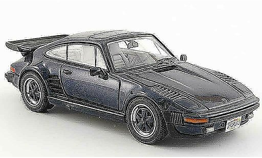Porsche 911 Turbo 1/43 Neo SE Flatnose blau 1987 modellautos